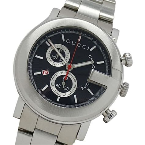 gucci 101m stainless steel men& 39|gucci g chrono watch.